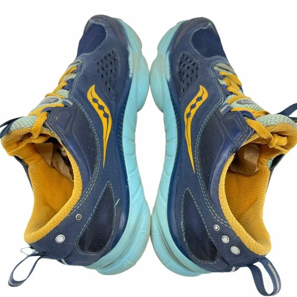 Saucony Sneakers Women's Sz 9.5 Grid Profile Running Shoes Lace Up Athletic Blue - Picture 5 of 12